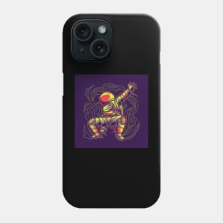 astronaut-break-dance Phone Case