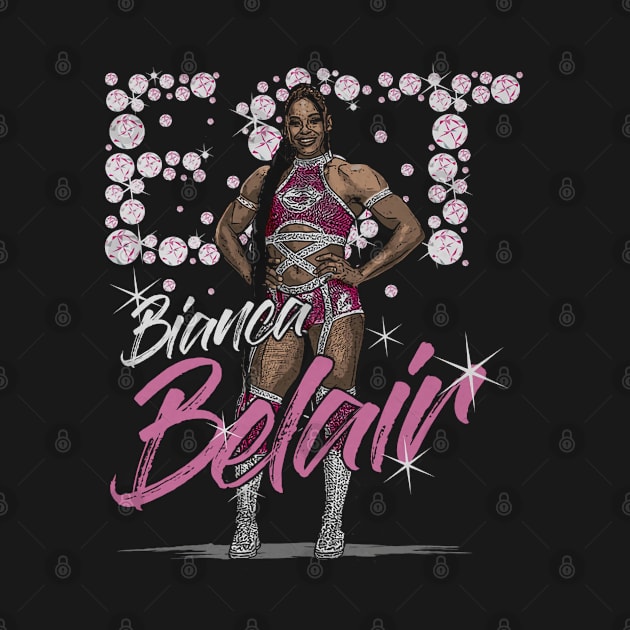 Bianca Belair Name Pose by MunMun_Design