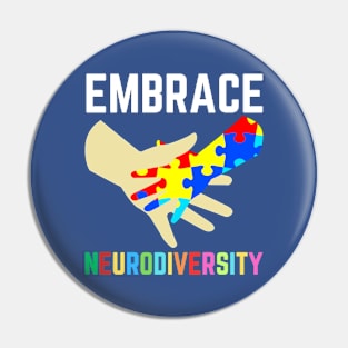 NEURODIVERSITY HANDSHARE Pin