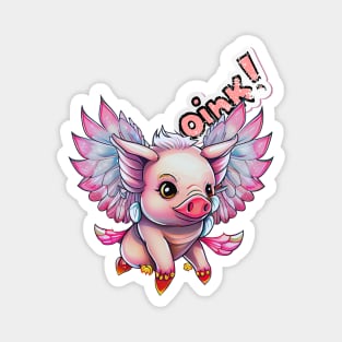 When Pigs Fly: Inspired Design Magnet