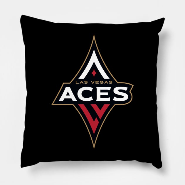 Las Vegas Aces Pillow by  El-Aal