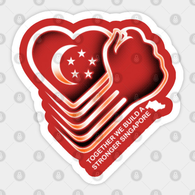 Sg Ndp D02b Singapore National Day Parade Sticker Teepublic Au