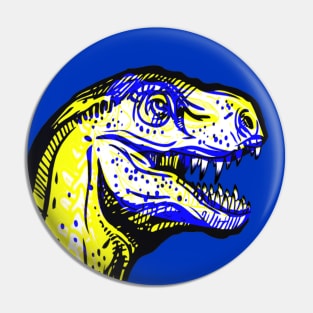 T-Rex Interactive Yellow&Blue Filter T-Shirt #2 By Red&Blue Pin