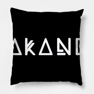 Wakanda Movie Logo Pillow