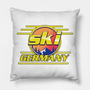 ski Germany 80s logo Pillow