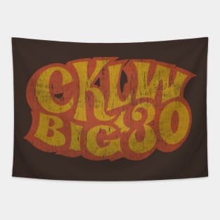 Vintage 90s CKLW Fm Radio Tapestry