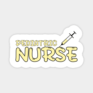 Pediatric Nurse Yellow Magnet