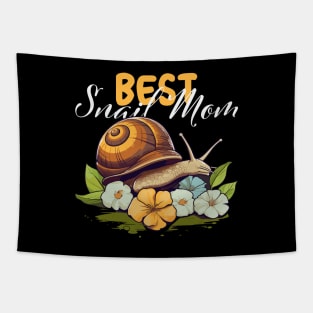 Best Snail Mom Tapestry