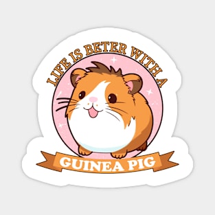 Cute guinea pig classic Magnet