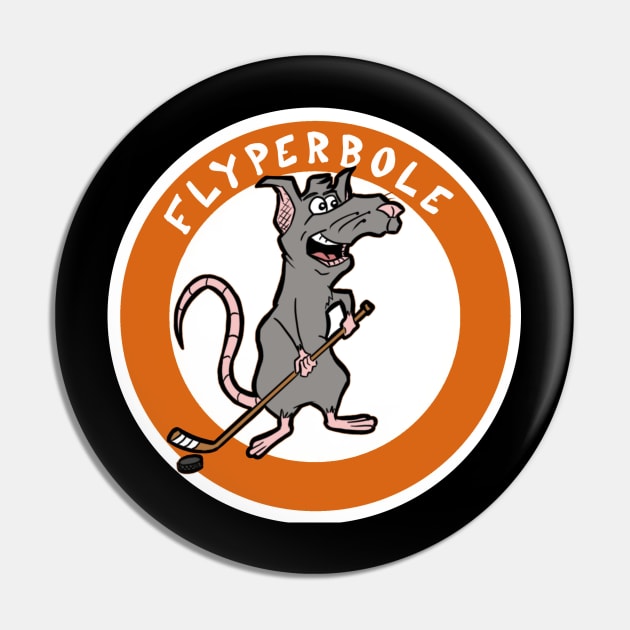 Flyperbole Logo Pin by Broad Street Hockey