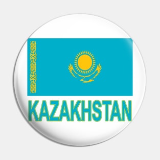 The Pride of Kazakhstan - Kazakhstani Flag Design Pin