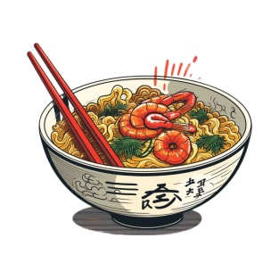 Ramen Kawaii: Adorably Delicious T-Shirt for Noodle Lovers! T-Shirt