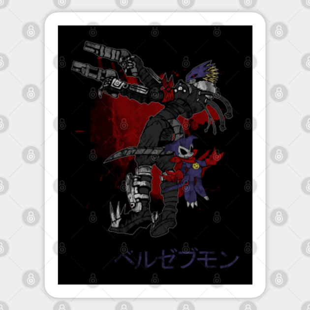 Demon Lord Digimon Sticker Teepublic Au In a world where darkness reigns, the great demon lords ruled over all. teepublic