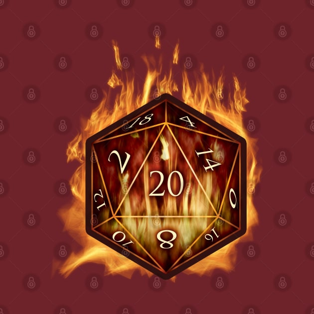 D20 - Infernal by patrickkingart