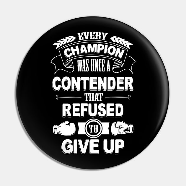 Every champion was once refused to give up Pin by nektarinchen