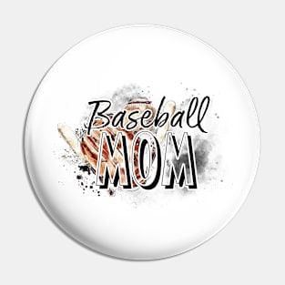 Baseball Mom Pin