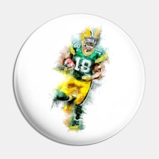 Football Player AWESOME abstract watercolor splatter artwork for all the GRIDIRON fans Pin