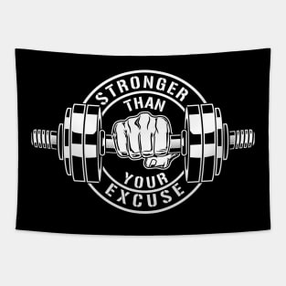 gym stronger Tapestry