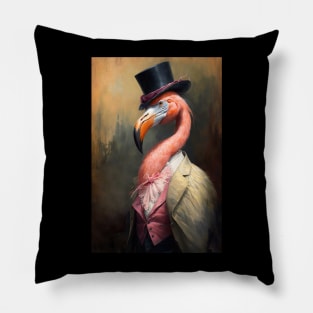 Pink Flamingo Classic Portrait Pillow