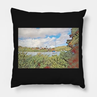 Nelsons Dockyard Antigua Pillow