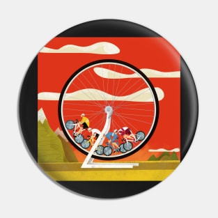 Road Cycle Racing on Hamster Power Pin