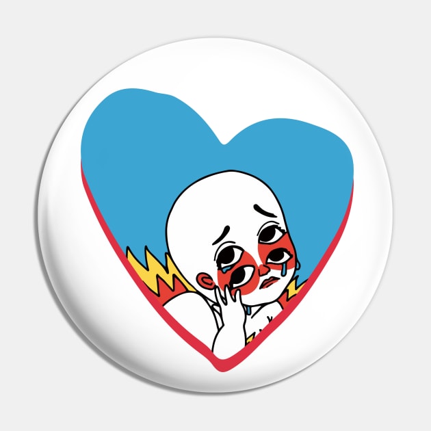 Heart Tears Pin by TheNfile