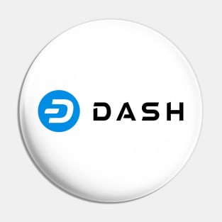 Dash Cryptocurrency Logo Pin