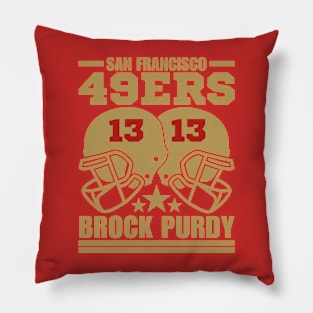 San Francisco 49ERS Purdy 13 American Football Retro Pillow