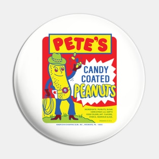 Pete's Candy Coated Peanuts Pin