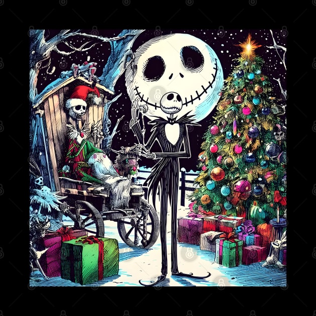 Elevate Your Holidays: Unique Jack Skellington Christmas Art for a Whimsical Celebration! by insaneLEDP