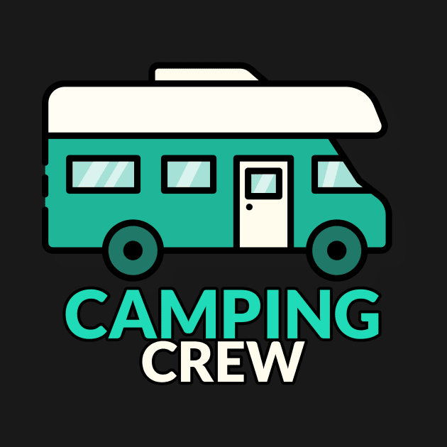 Campervan, camping crew t-shirt by Solum Shirts