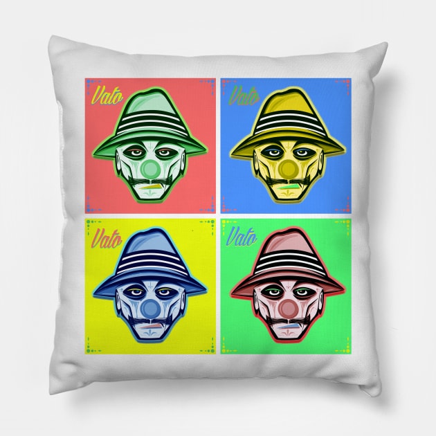 Vato Ramirez Pillow by GoEast