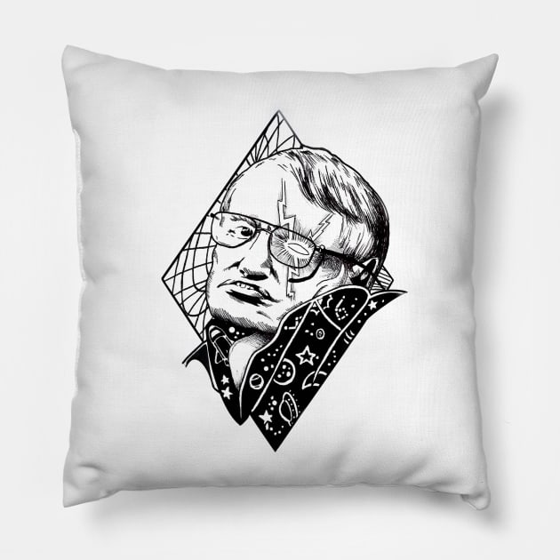 Steven Hawking Pillow by Borapronobis