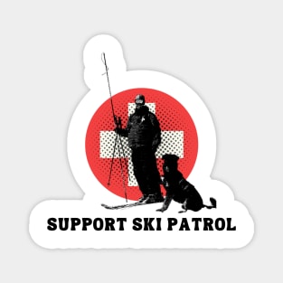 Support Ski Patrol Magnet