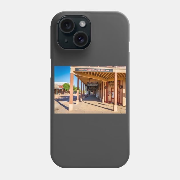 Allen Street in Tombstone, Arizona Phone Case by Gestalt Imagery