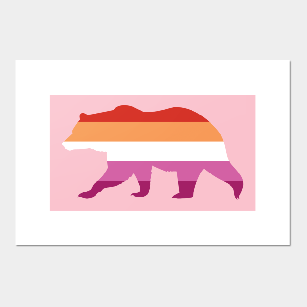 Pride Animals- Lesbian Bear - Pride - Posters and Art Prints | TeePublic Pride Animals- Lesbian Bear - Pride - Posters and Art Prints | TeePublic