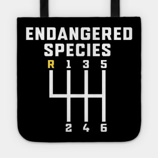 Endangered Species Manual Gearbox Stick Shift Tote