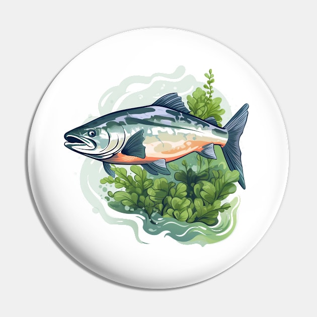 Pacific Northwest Salmon Pin by zooleisurelife