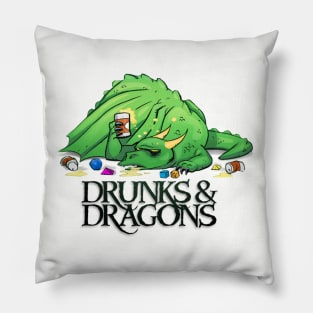 OG Drunk Dragon Logo Pillow