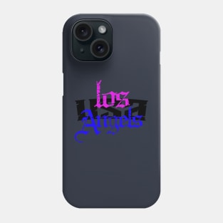 Los Angels city USA t-shirt design Phone Case