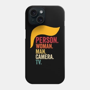 Person Woman Man Camera TV Phone Case