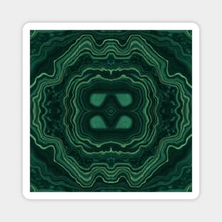 Malachite Abstract Magnet