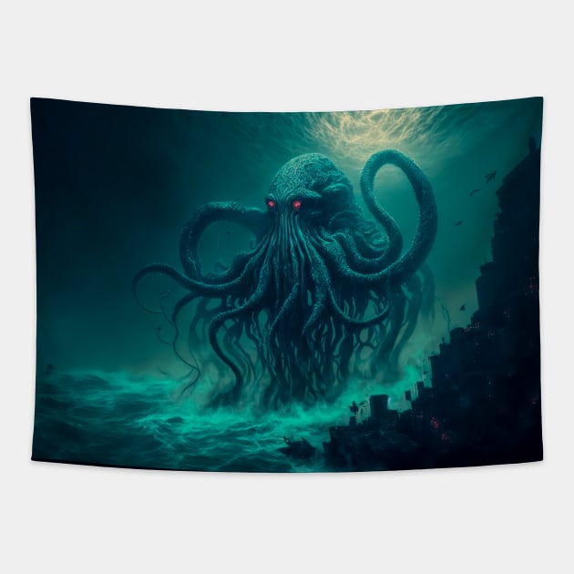 The Call of Cthulhu Tapestry by James Garcia