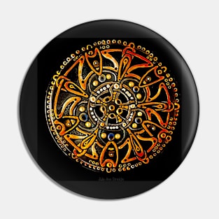 Sun Kissed Mandala Pin