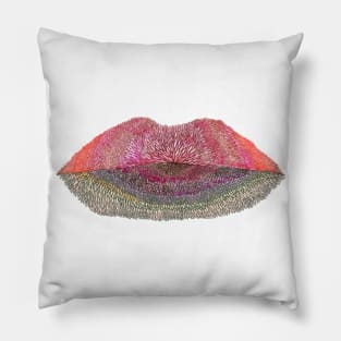 Floral Lips 2 Pillow