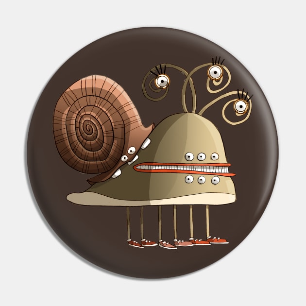 snail monster Pin by Sunshine Corner