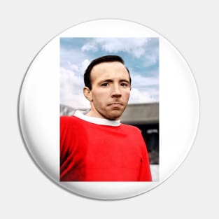 Nobby Stiles in colour Pin