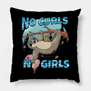 Slothful Gainz: Unleashing the Gym Sloth's Workout Journey Pillow