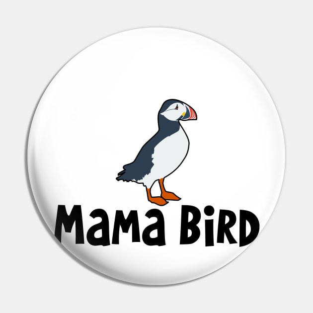 Mama Bird Pin by WTFudge