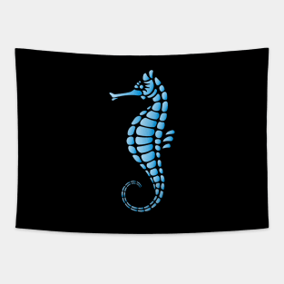 Seahorse Blue Tapestry